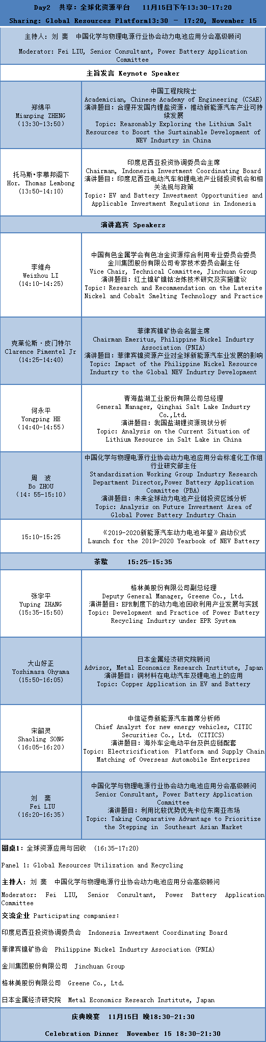 CBIS2019大會議程及部分參會企業(yè)名單公布