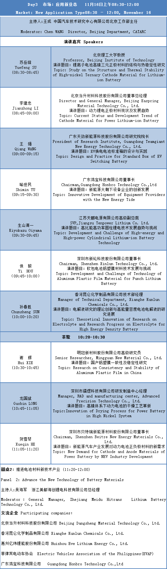 CBIS2019大會議程及部分參會企業(yè)名單公布