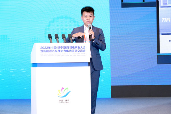 弗迪電池有限公司產品規(guī)劃部經理易寧：刀片電池CTB技術優(yōu)勢解析